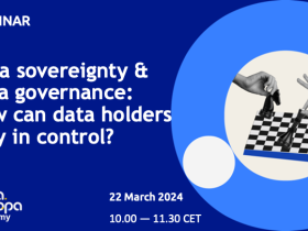 Recording webinar 'Data sovereignty & data governance: how can data holders stay in control'